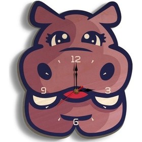 Resim Goldenqian Ahşap Duvar Saati Çocuk Odası Dekor Duvar Saati Wwa5oq Kahverengi 