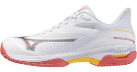 Resim Mizuno Wave Exceed Court CC Kadın Tenis Ayakkabısı Beyaz / Pembe 