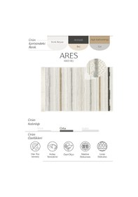 Resim Cool Halı Ares 8803 Bej Yolluk İskandinav Bukle Antre Hol Koridor Halısı Yatak Odası Halı Yolluk 