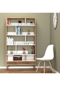 Resim Tanmob Gold Kitaplık Çam-Beyaz - Ktb0202 