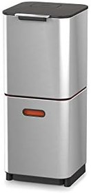 Resim Joseph Joseph Totem Çöp Kovası, Paslanmaz Çelik, 40 Litre 