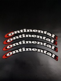Resim Continental 4 Adet Lastik Yazısı Motosiklet Ve Otomobil Continental Lastik Yazısı Sticker 