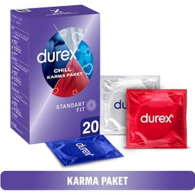 Resim Durex Chill Karma Paket Prezervatif 20'li 