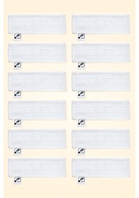 Resim Karcher Buharlı Temizlik Makinesi Sc Easyfix Serisi Uyumlu Yer Başlığı 12 Adet Mop Bezi 