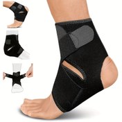 Resim Günlük Kullanım İçin Ayarlanabilir Spor Ayak Bileği Destekleyici - Nefes Alabilen Hafif Ayak Bileği Sıkıştırma Bandı - Kadınlar ve Erkekler İçin Rahat Ayak Bileği Destekleyici - Koşu, Basketbol, Voleybol İçin Ayak Bileği Destekleyici 
