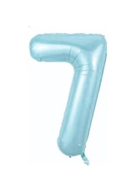 Resim 34" Folyo Rakam 76cm "7" Mavi / Blue Mavi 