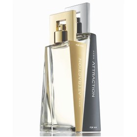Resim Avon Attraction Erkek Parfüm EDT 75 ML + Attraction Kadın Parfüm EDT 50 ML 