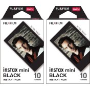 Resim Fujifilm Instax Mini Black Edition Film Seti 10 x 2'li 