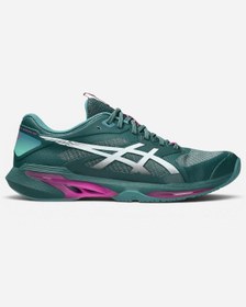 Resim Asics Solutıon Speed Ff 4 Erkek Yeşil Tenis Ayakkabısı 1041a532-300 