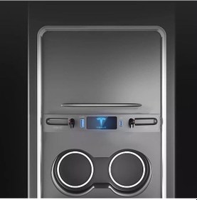 Resim Besthome1 2021-2023 Tesla Model 3 & Y İçin Type C & Teleskopik Hub, Akıllı Sensör Ve Hızlı Şarj Usb Hub 