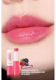 Resim Dudakları Nemlendiren Parlak Bitişli Renkli Dudak Balmı A'pıeu The Pure Candy Color Balm No.01 Berry 