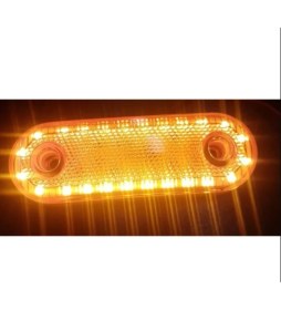 Resim Ahmet Otomotiv 24 LED Sarı Lamba 12V-24V Tır Kamyon Dorse Otobüs Minibüs Offroad 