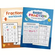 Resim Matematik Kesirleri Çalışma Kitabı, Matematik Öğrenme Malzemeleri, Matematik Bilişsel Malzemeler, Ev ve Okul Sınıfı için Uygun Matematik Kesirler Öğrenme Malzemeleri, Matematik Kesirler Öğrenme Yardımcıları 