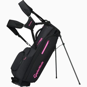 Resim FlexTech Stand Golf Çantası - Siyah-Neon Pembe 