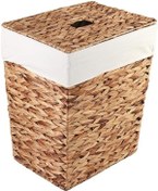 Resim HRN034 Tony Naturel Kahverengi Çamaşır Sepeti 52 Cm H&A 1150700 