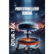 Resim Tamirci Çalışma Sandalyesi , Pasta Cila Taburesi, Tekerlekli Garaj Sandalyesi 