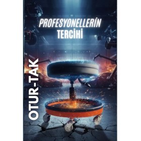 Resim Tamirci Çalışma Sandalyesi , Pasta Cila Taburesi, Tekerlekli Garaj Sandalyesi 