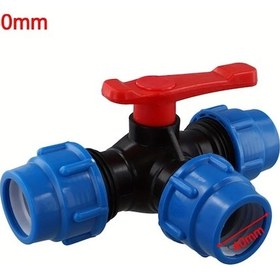 Resim Dashanshop 40mm Hızlı Bağlantı Üç Yollu Vana Dn25 Npt En Standortları Hvac Sulama 