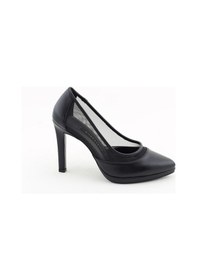 Resim Seç Kundura Şnk 7535 Fileli Stiletto Ayakkabi Siyah 