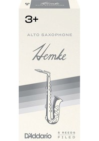 Resim D'addario Rhkp5asx305 Rico Hemke Alto Saksafon Kamışı No: 3.0+ Profesyonel - 5'li Paket Kısa Vamp, Sıcak Alt Tonlar Ve Zengin Rezonans 