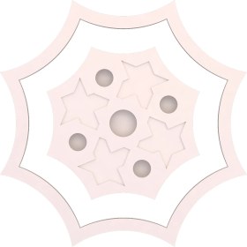 Resim Motifpiyer Tavan Spot Göbegi-Motifli-Sekizgen-İçegri-20-86cm-Dış-Çitali 