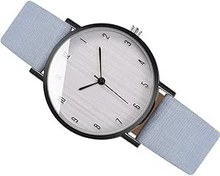 Resim Hemobllo Kadınlar İçin Şık Saat Deri Kayışlı Minimalist Tasarım Su Geçirmez Desenli Günlük Kullanım Için Uygun Seçeneği 