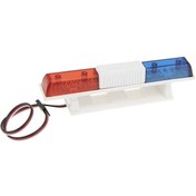 Resim Suntek Rc Polis Araba Flaş Led Işık 1/10 Hsp Için Oyuncak Kırmızı Mavi 