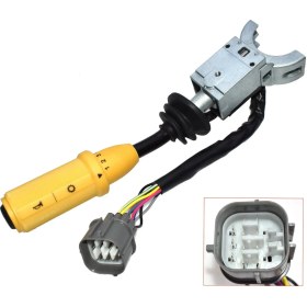 Resim Vertex Jcb 3cx 4cx Geri Vites Kolu Sarı 11PIN 