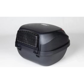 Resim Super Moto Rexx Motosiklet Arka Çanta 32LT Siyah Topcase 