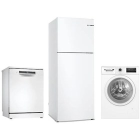 Resim Bosch KDN55NWE0N-WAN24200TR-SMS4IKW51T 3'lü Çeyiz Paketi 