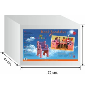 Resim Mupark Çocuk Sandalye - Anaokulu Sandalye - Kreş Sandalye - Çocuk Bank - Kral Sandalye 