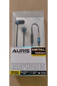 Resim Auris HF6 3.5 mm Jak Girişli Mikrofonlu Kulakiçi Kablolu Kulaklık 