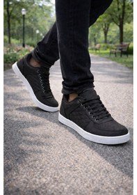 Resim Ghattix Erkek Spor Ayakkabı Günlük Kullanım Siyah Siyah Siyah Siyah 