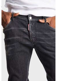 Resim Dsquared2 Erkek Kot Pantolon S74lb1475 S30503 900 Siyah 