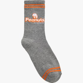 Resim Erkek Peanuts Soket Çorap Lisanslı Baskılı 