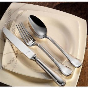 Resim Aryıldız Tulip 84 Parça 12 Kişilik Çatal Kaşık Bıçak Takımı Ar21793 Gümüş 