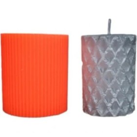 Resim Megaw Petek Silindir Silikon Mum Kalıbı M 65 