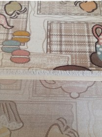 Resim Aslan Home Yatak Odası Takımı Üç Lü Yolluk , Küçük Mutfak Desenli Halı Fincan Desenli Yolluk Halı 