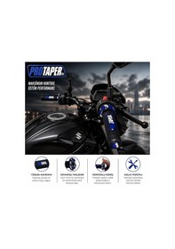 Resim Bajaj Pulsar 200ns Protaper Yumuşak Silikon Elcik Mavi Mr001 Kntk001 