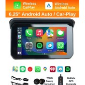 Resim Mucosan Yeelock Elite – 6.25'' Kör Nokta Uyarılı Lastik Basınç Sensörlü Full Hd Motosiklet Çift Kayıt ve Navigasyon Sistemi 