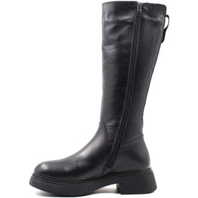 Resim Hakiki Deri Kürklü Kadın Klasik Çizme 124kza2314 001 