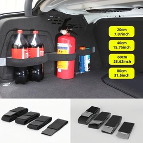 Resim Fit Elastik Araba Bagaj Düzenleyici Kayış - Sihirli Bantlı Güvenli Depolama Kemeri, Eşyaları Yerinde Tutar 