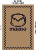 Resim duha trend 35x50 120 Gr. Kraft Kağıt Oto Paspası Mazda 50Adet Yatay 50 Adet Dikey 