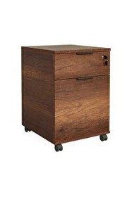Resim Adore Mobilya Rio Kilitli Çekmeceli Keson-Koyu Ceviz (Oslo Ceviz) 41x61x45 CM (GxYxD) 