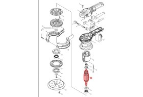 Resim Makita BO5041 Endüvi Rotor Kollektör Ürün Kodu 515734-7 