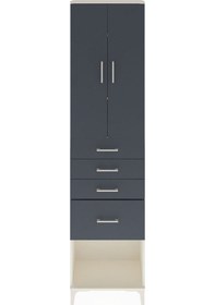 Resim Arges Dolap 3 Raflı 4 Çekmeceli 2 Kapaklı 60x30x243 Aytaşı-an... Aytaşı 