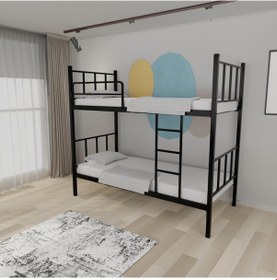 Resim Niron 90x190 Sağlamlaştırılmış Ayrılabilir Ranza / Karyola 