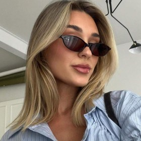 Resim Kadınlar için Şık Vintage Oval Küçük Çerçeve Moda Gözlükleri - Koyu Lensli Retro Aksesuar, Günlük Kıyafetler ve Her Gün Stil İçin Mükemmel, Gözlüklere Moda, Rahat Görünüm, Dayanıklı Gözlük 
