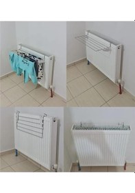 Resim Asvera - Kurufer Kalorifer Petek Üstü Çamaşır Kurutma Askılığı - Pratik Çamaşırlık, Petek Üstü Kurutmalık, Katlanabilir Askılık, Dayanıklı Çamaşır Askısı - Kurutmalık - Çamaşırlık - Askı Gri 