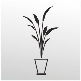 Resim Folyo Sticker Çiçek Deseni Adkpquy349 70cm Uzunluk Siyah 